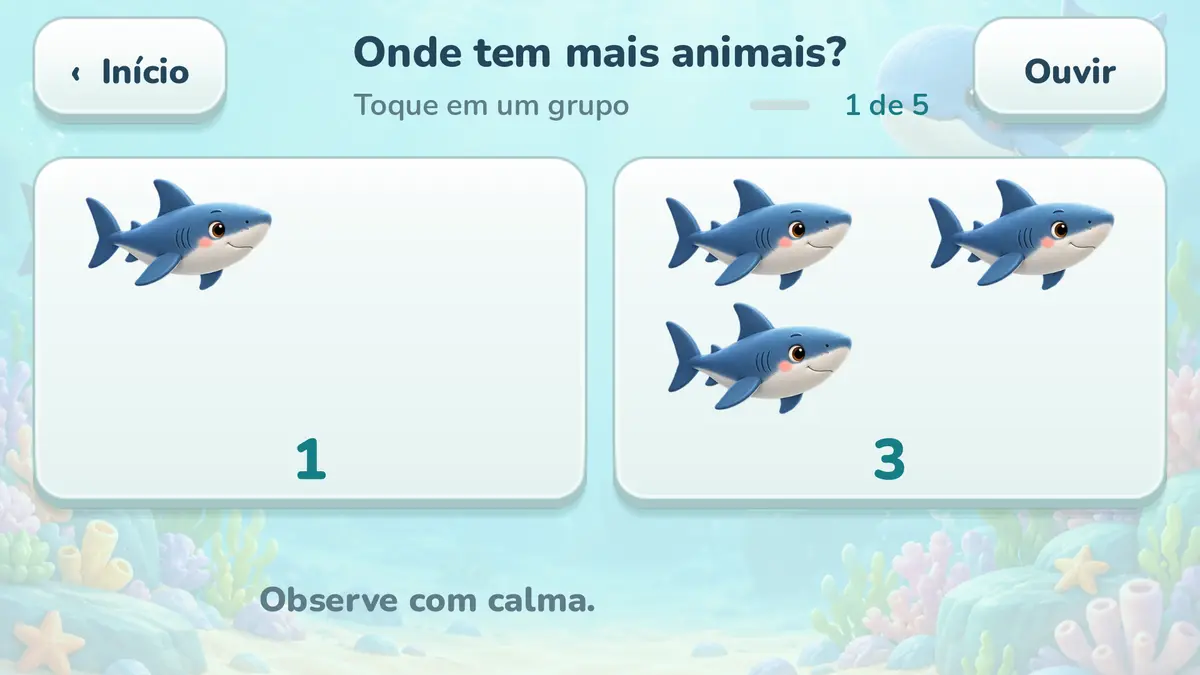Tela de onde tem mais? no Mar de Descobertas